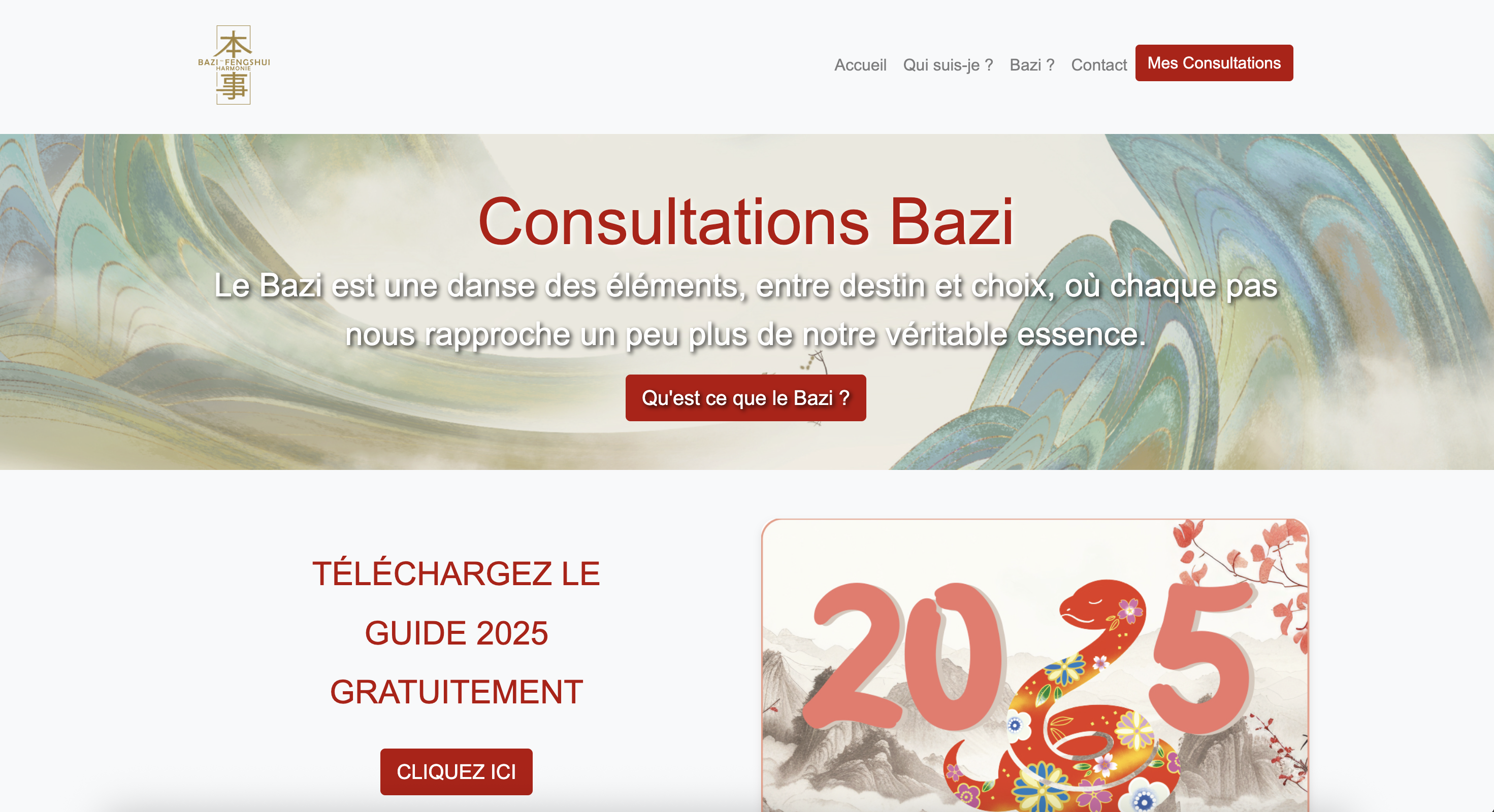 Bazi Harmonie — L'Expertise en Métaphysique Chinoise